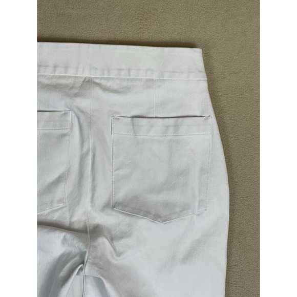 Spanx Pants Womens Small White On The Go Slim‎ Straight Pull On Stretch Mid Rise - Picture 12 of 14